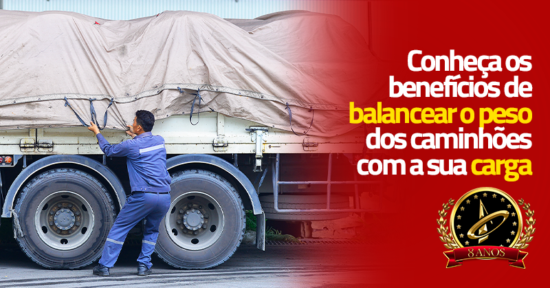 Conheça os benefícios de balancear o peso dos caminhões com a sua carga